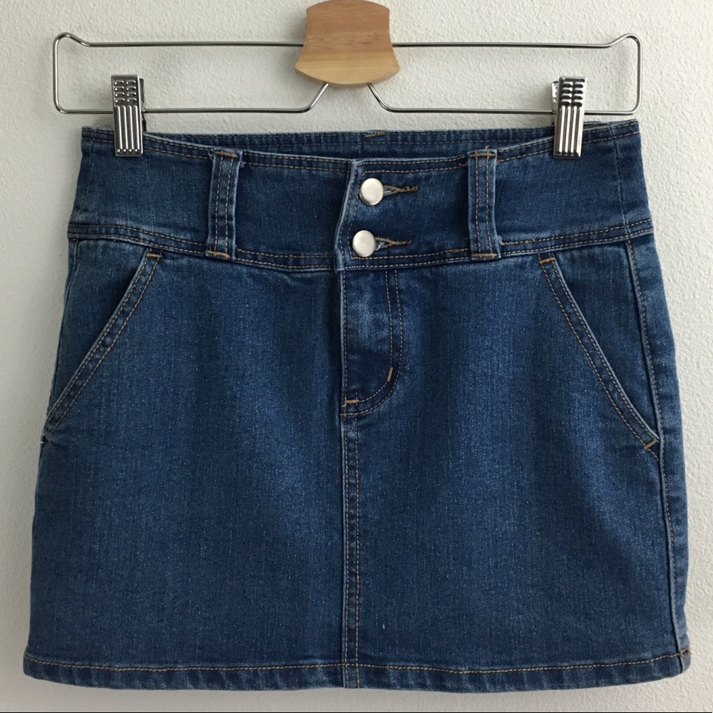 🔴 2.1 Denim | Denim Mini Skirt